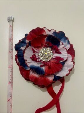 Tieks Patriotic Red, White, and Blue Flower Accessory